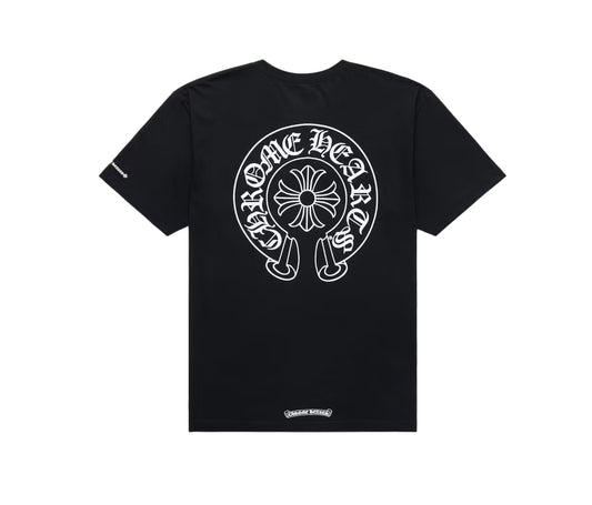 Chrome Hearts Horse Shoe Logo Pocket Black Tee