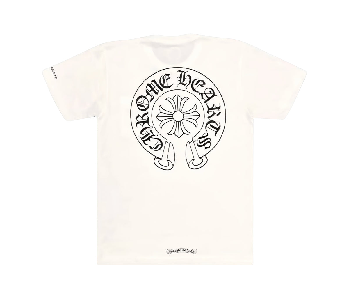 Chrome Hearts Horse Shoe Logo Pocket Black Tee