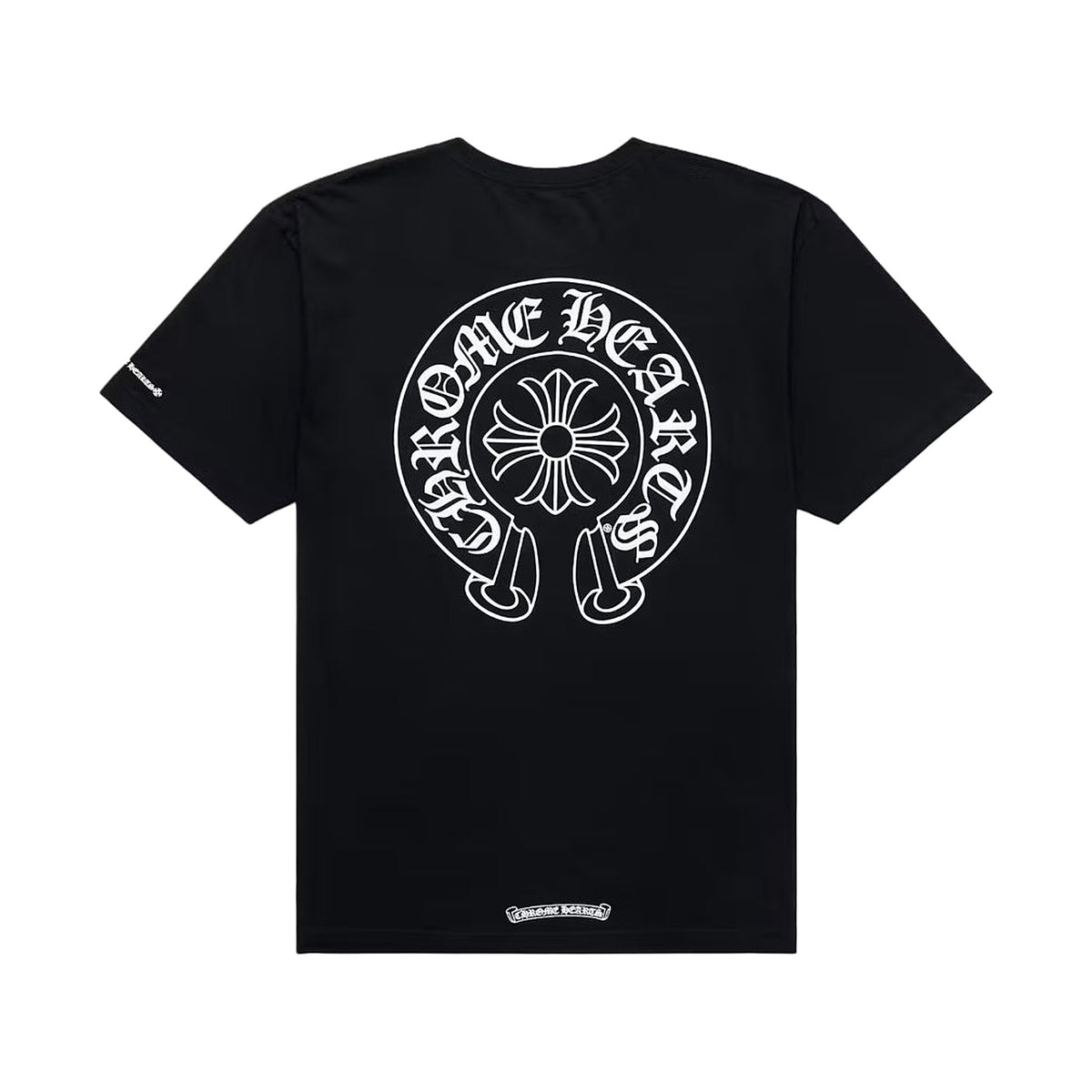 Chrome Hearts Horse Shoe Logo Pocket Black Tee - Humble Club