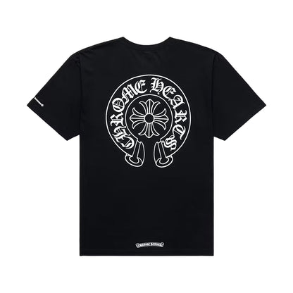 Chrome Hearts Horse Shoe Logo Pocket Black Tee - Humble Club