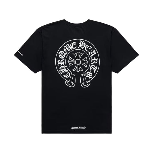 Chrome Hearts Horse Shoe Logo Pocket Black Tee - Humble Club