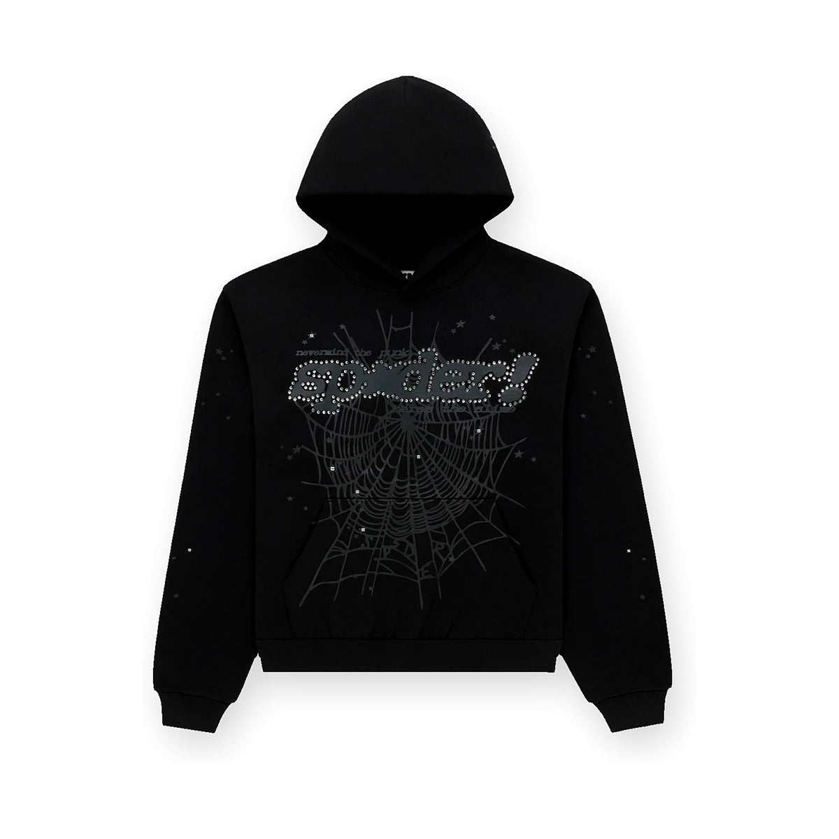 Sp5der Rhinestone Punk V2 Hoodie - Humble Club
