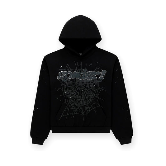 Sp5der Rhinestone Punk V2 Hoodie - Humble Club